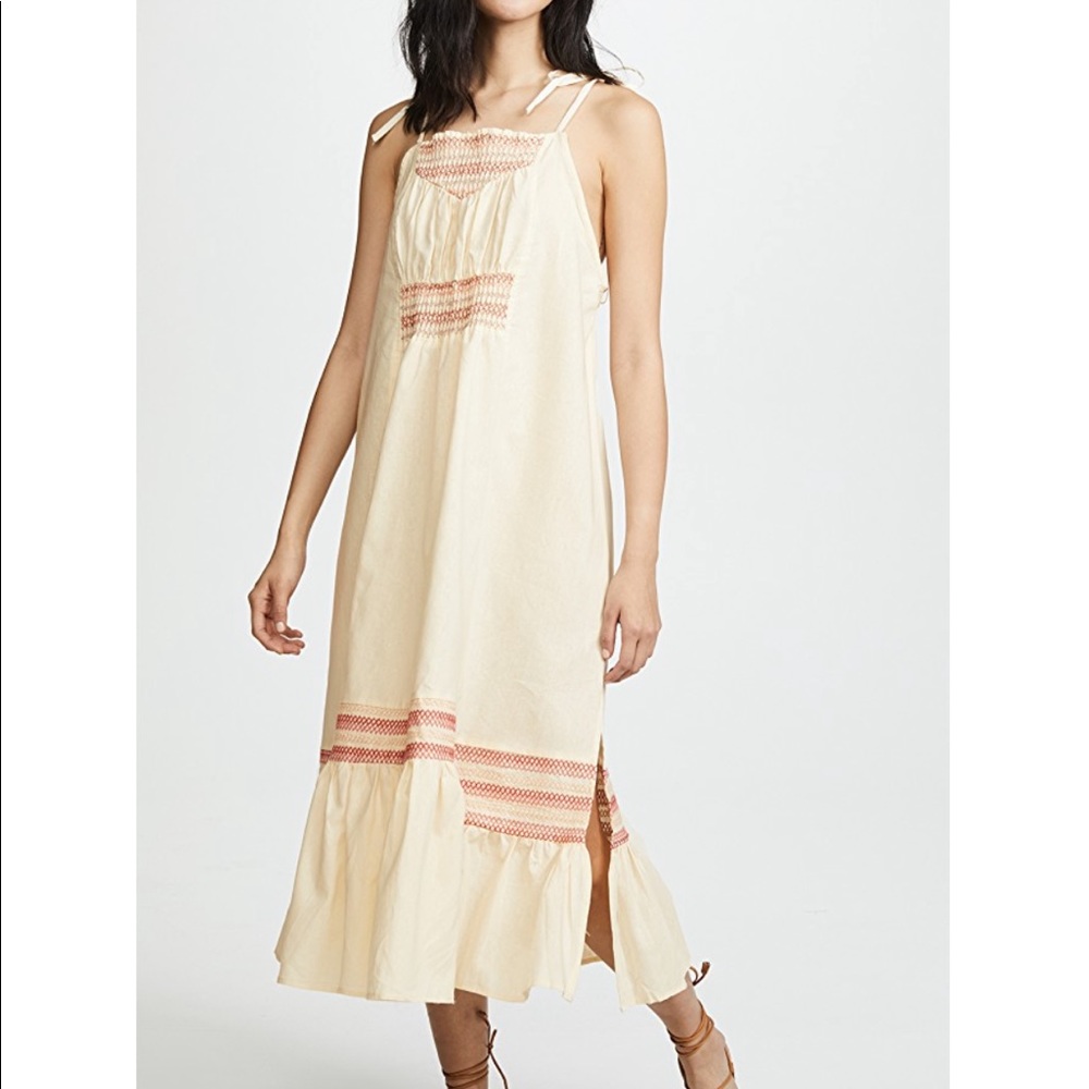 Free People boho midi dress XS
